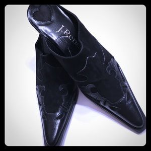 J.Renee | “Rodeo” Mules - Black size 7.5